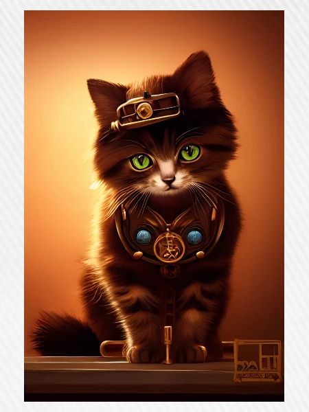 Katze Steampunk Style