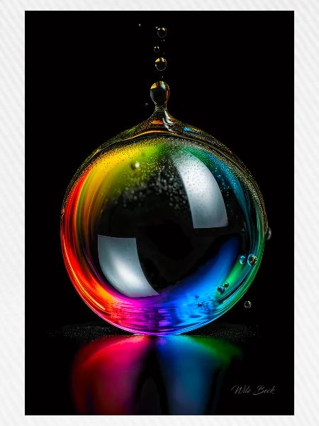 Tropfen regenbogen 5