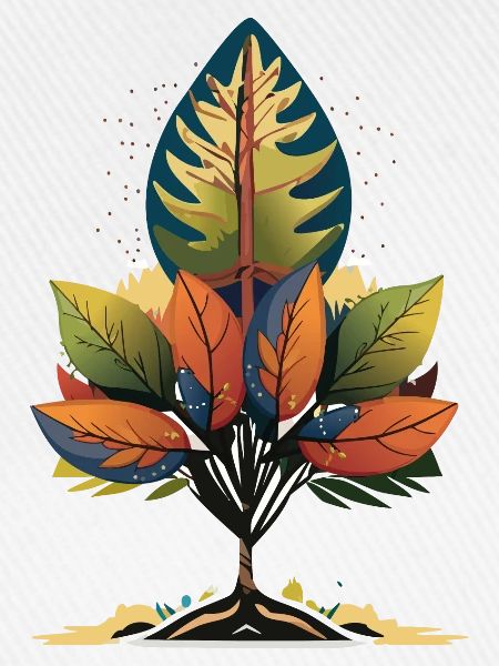 Herbst Baum Motiv