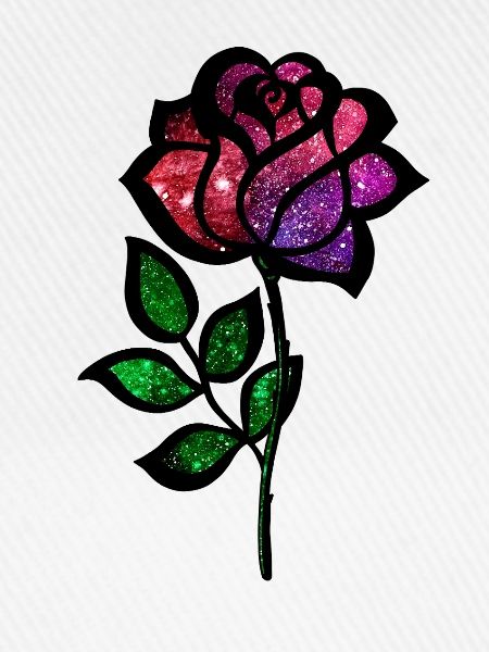 Kosmische Rose