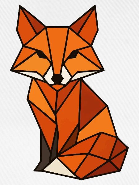 Geometrischer Fuchs Dreiecke