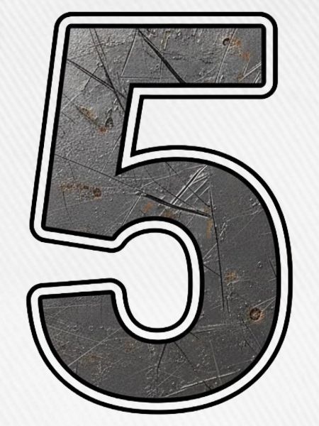 Rostiges 5 Design