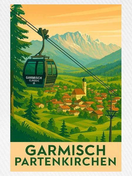 Garmisch Bergpanorama Gondel