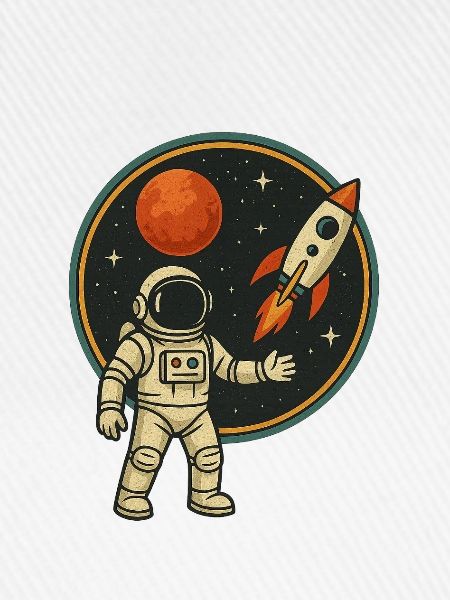 Astronaut im Weltraum