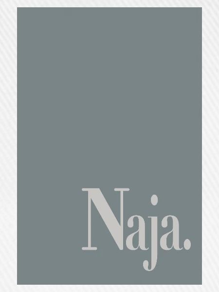 Typografie Poster Naja.