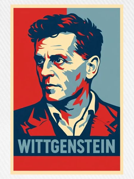 Wittgenstein Pop-Porträt