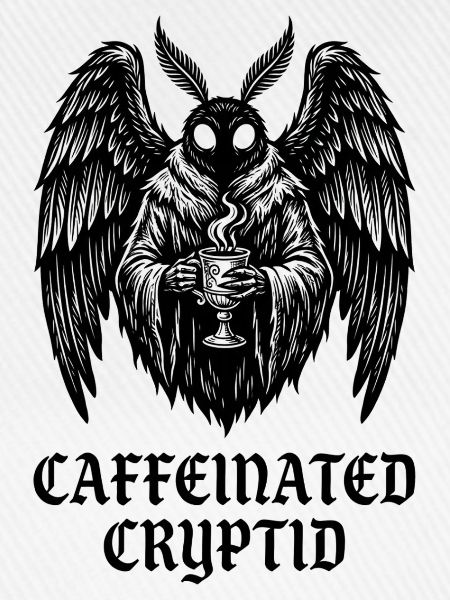 Koffeinhaltiger Kryptid-Mottenmann-Kaffee