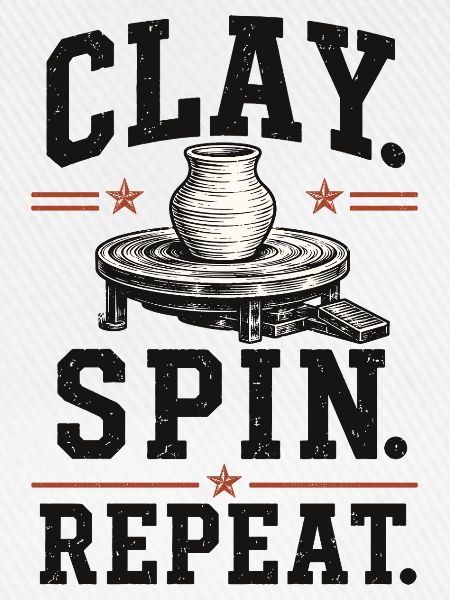 Clay Spin Repeat Keramik Shirt