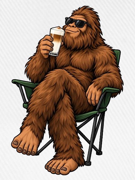 Bigfoot mit Latte Macchiato
