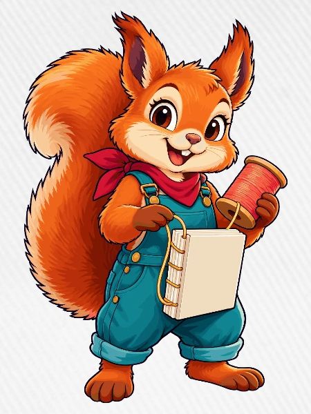 Eichhörnchen Handarbeitsheld Overalls