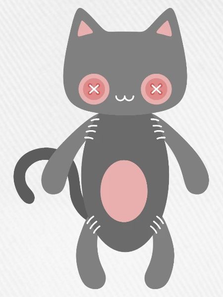 Kawaii Stitch Cat