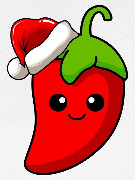 Chilli Weihnachten Comic Xmas
