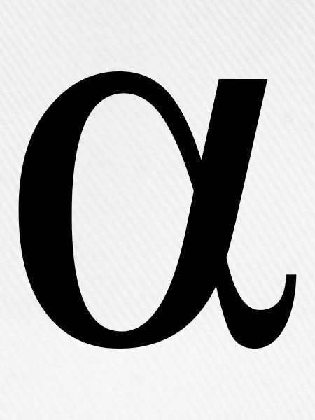 alpha griechische Buchstabe