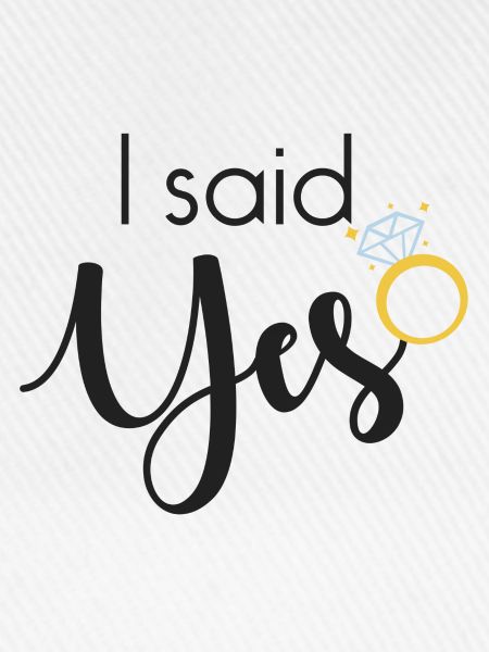 I said yes - mit Diamantring