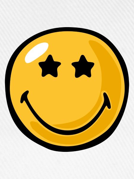 Smiley star eyes