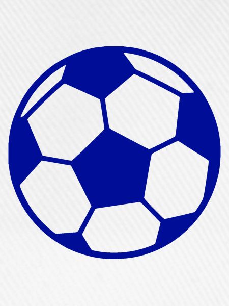 Fussball blau