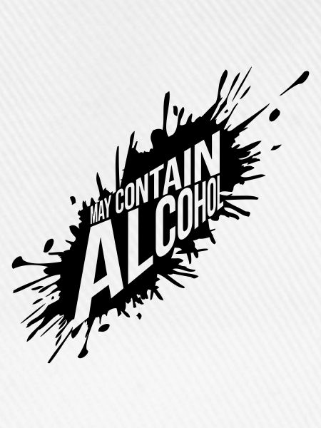 May Contain Alcohol Farbklecks
