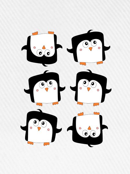 Viele Pinguine