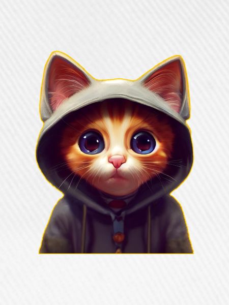 Katze mit Pulli
