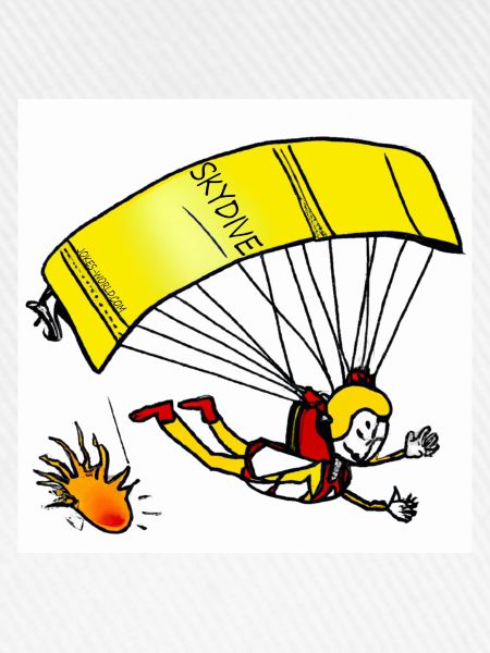 Skydive - Fallschirmspringer Comic
