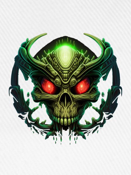 Schädel-Alien