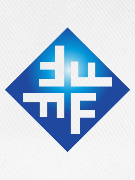 Blau geschnittene Fliese