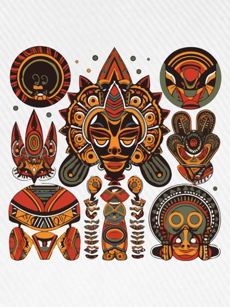 Traditionelles afrikanisches Design