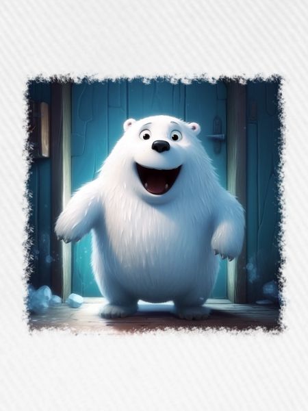 Flauschiger Eisbär