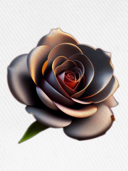 Schwarze Rose