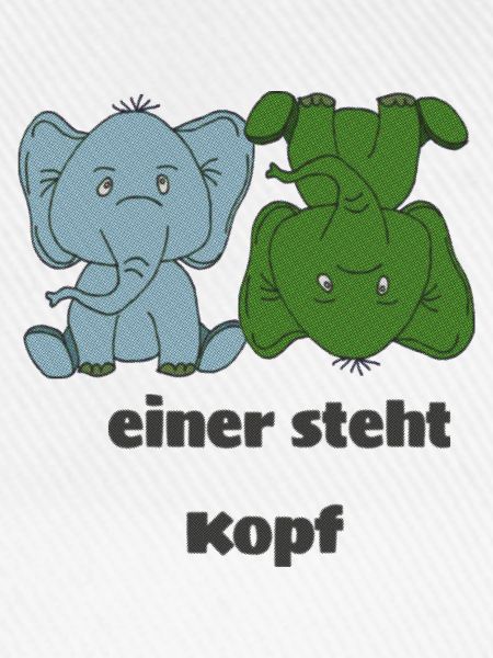 elefanten einer steht kopf