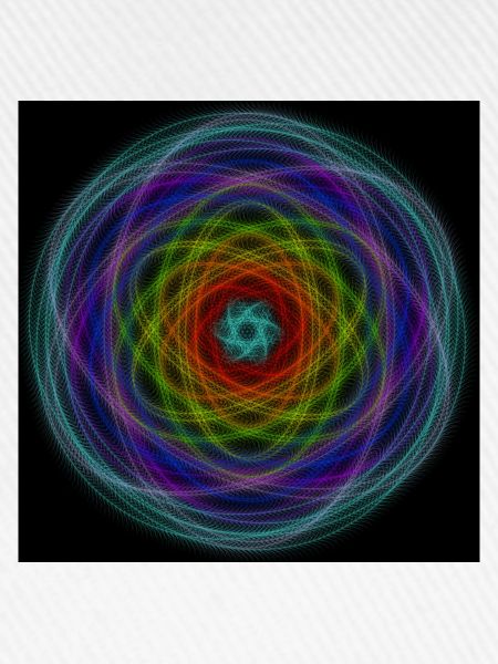 Hypnotischer Regenbogen