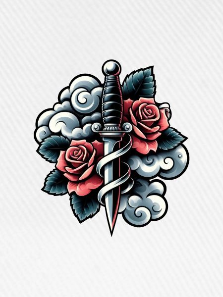 Rose und Dolch