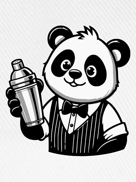 Panda Barkeeper Shaker