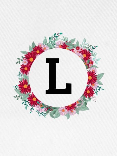 Buchstabe l Blumenkrone
