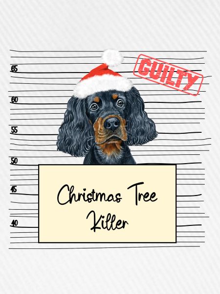 Weihnachtsbaum Umschubser Gordon Setter