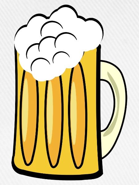 Bierkrug mit Schaum