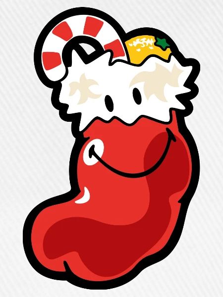 Smiley Christmas Stocking
