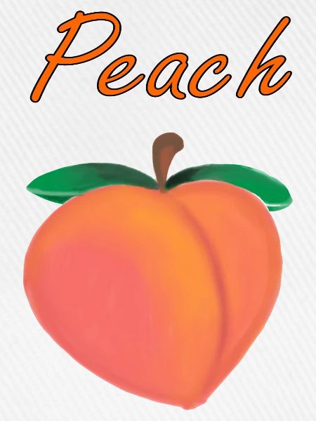 Peach - Pfirsich