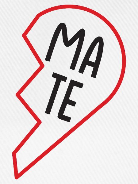 halbes Herz (1/2) - Geschenkidee - Soulmate