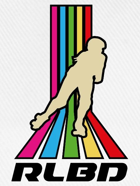 Rollerblade rainbow stripes