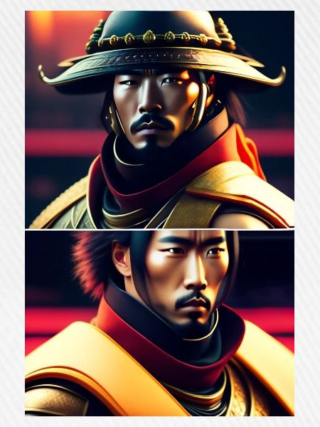 Futuristische Samurai