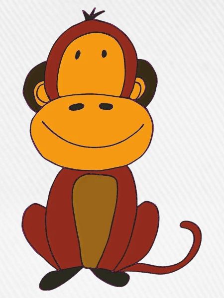 lustiger affe