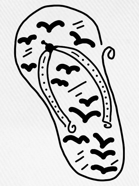 Flip flop schuh