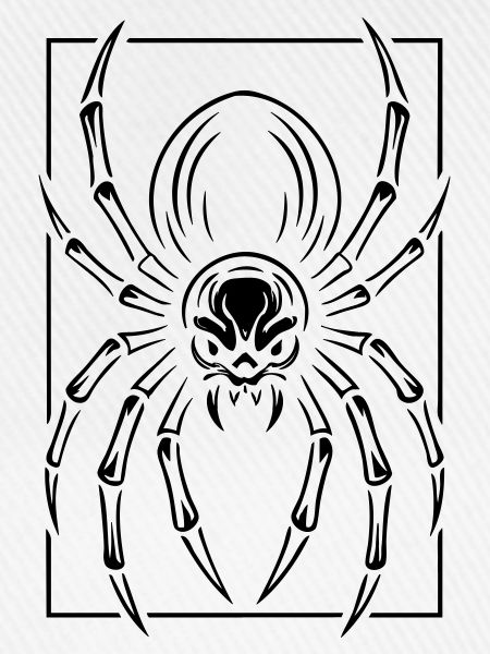 Stilisierte Spinne