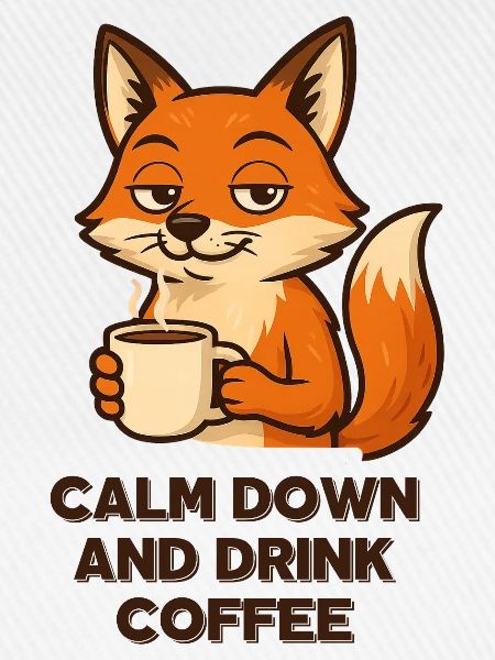 Kaffee Fuchs Chillmodus Espresso Design Tiere 