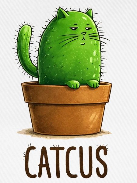 Catcus – Kaktuskatze mit Attitude
