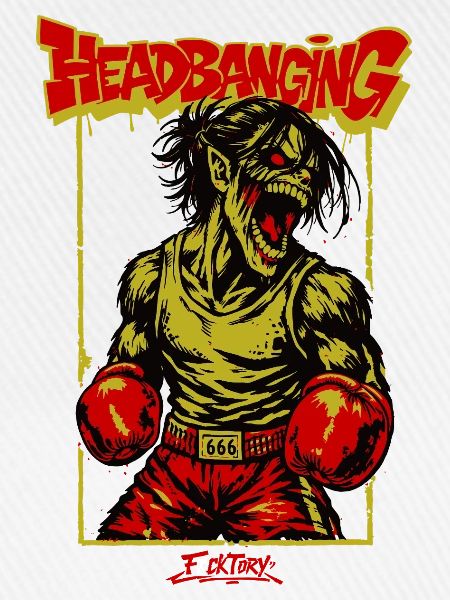 Zombie-Boxer Headbanging