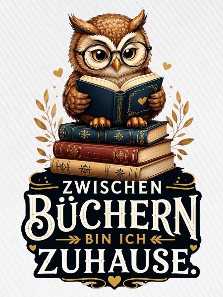Zwischen Büchern zuhause