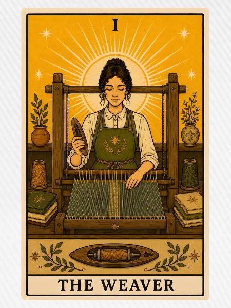 Weberin | Webstuhl Garn Tarot