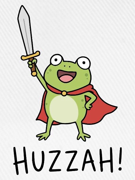 Frosch Ritter Huzzah!